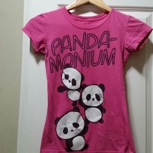 Pandamonium pink tshirt size small
